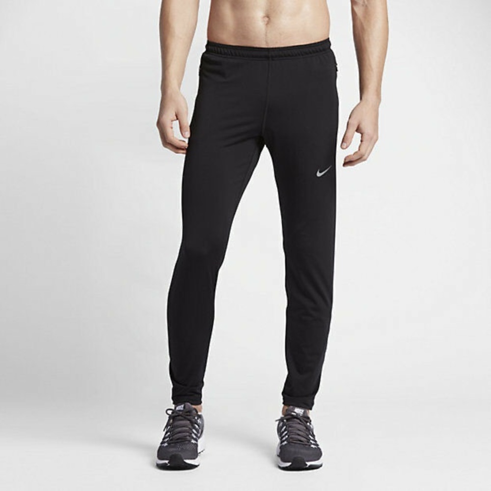 NIKE DRY-FIT JOGGERS wt Zip M- Blk Brand New !